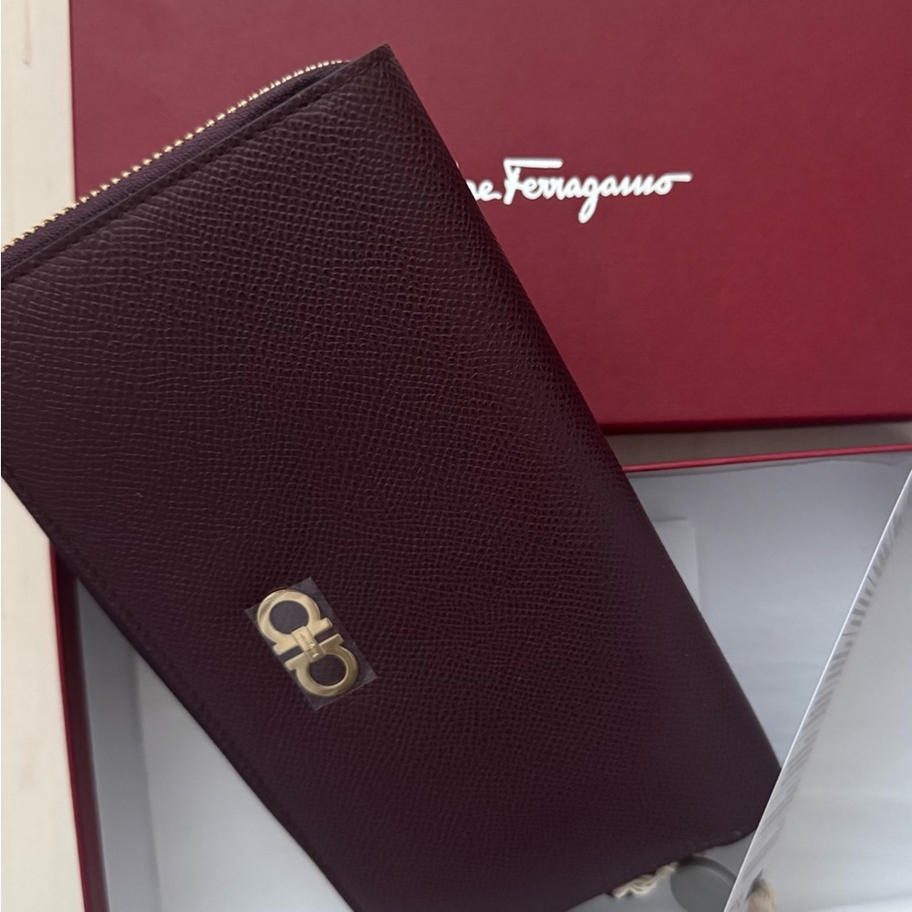 Salvatore Ferragamo Burgundy Wallet